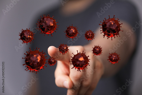 Abstract conceptual image o...
