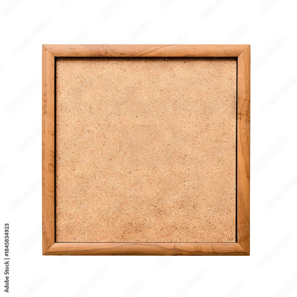 Fototapeta premium Empty wooden picture frame isolated on transparent background Remove png, Clipping Path, pen tool