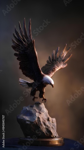 an eagle hunting a snake