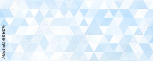 Gradient pastel blue background on triangle pattern. Geometric abstract soft tone pixel background. Shabby pixel.