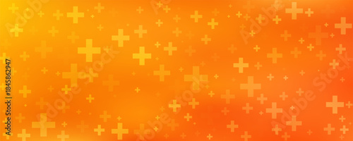 Orange pixel background, gradient abstract tile background. Artistic puzzle background.