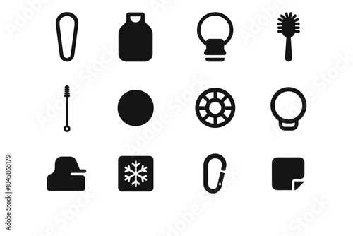 Icon tether icons removable bottle ring lid accessories rubber carry band rod