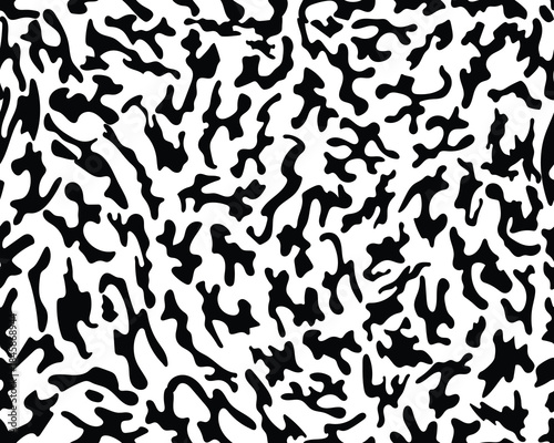 Seamless pattern of skin of leopard, illustration	