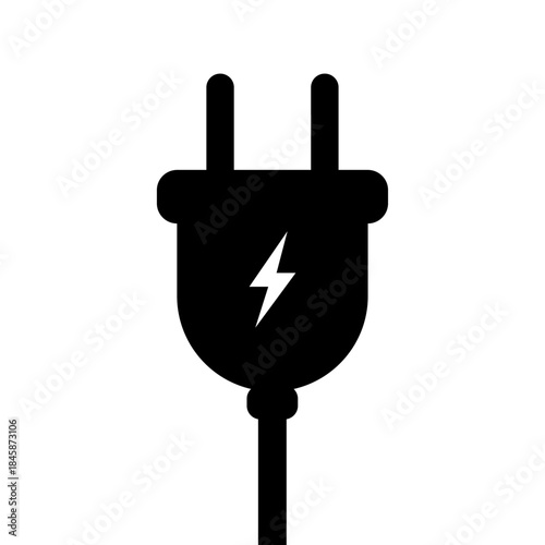 Electric plug icon