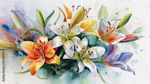 Elegant wedding invitation card background vector. Minimal hand painted Lilac botanical flowers texture template background. Design for wedding, vip cover, poster, rsvp moderncard.Valentine's Day