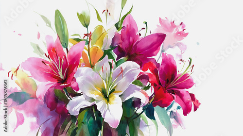 Elegant wedding invitation card background vector. Minimal hand painted Lilac botanical flowers texture template background. Design for wedding, vip cover, poster, rsvp moderncard.Valentine's Day