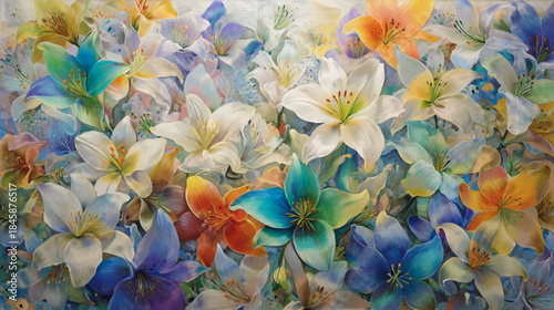 Elegant wedding invitation card background vector. Minimal hand painted Lilac botanical flowers texture template background. Design for wedding, vip cover, poster, rsvp moderncard.Valentine's Day