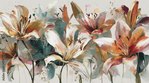 Elegant wedding invitation card background vector. Minimal hand painted Lilac botanical flowers texture template background. Design for wedding, vip cover, poster, rsvp moderncard.Valentine's Day