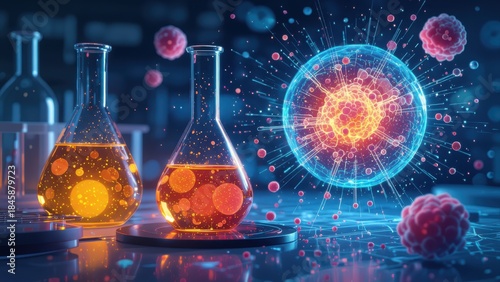 Chemical Reaction in Laboratory Setting