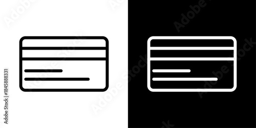 Credit card icon representing cashless payments, online transactions, secure checkout, and digital banking methods.