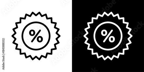 Discount icon representing price reductions, special offers, promotional deals, and savings on products or services.