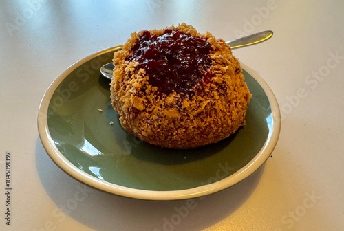 chocolate cake with coffee