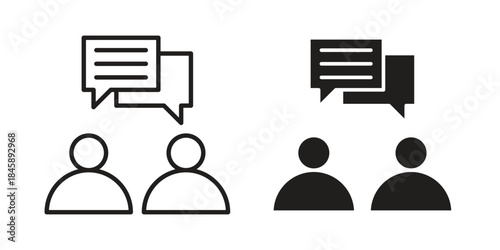 Communication icon Collection for mobile and web apps. Editable stroke line and glyph icons.