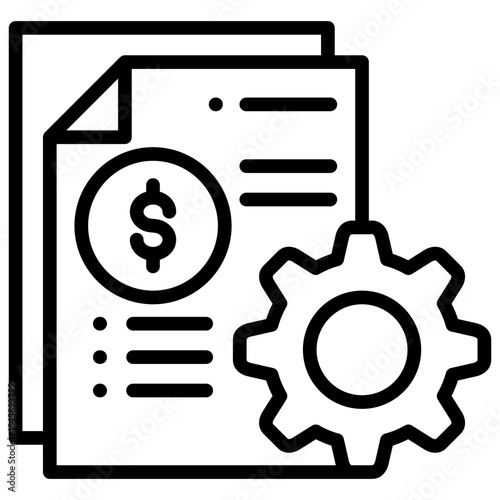 Financial Report Icon