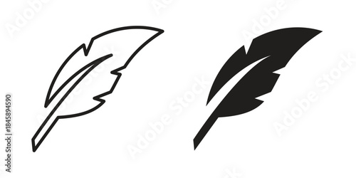 Feather icon Collection for mobile and web apps. Editable stroke line and glyph icons.