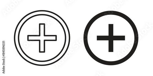 Hospital sign icon Collection for mobile and web apps. Editable stroke line and glyph icons.