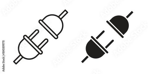 Plugin icon Collection for mobile and web apps. Editable stroke line and glyph icons.