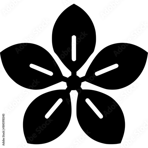 Cherry Blossom Icon Vector