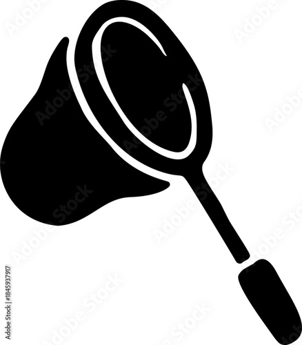 Butterfly Net Silhouette Icon