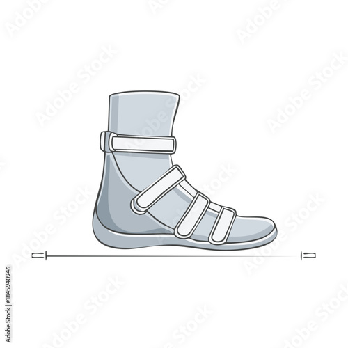 Foot Brace Footwear Medical Cast Support Orthopedic Equipment for Ankle Protection Injury Rehabilitation Isolated