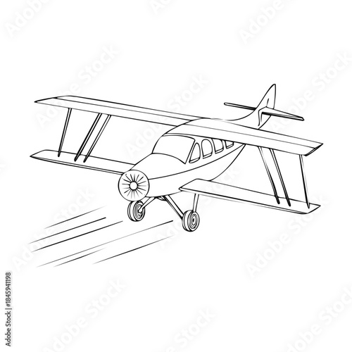 black and white airplane flying clip art preview