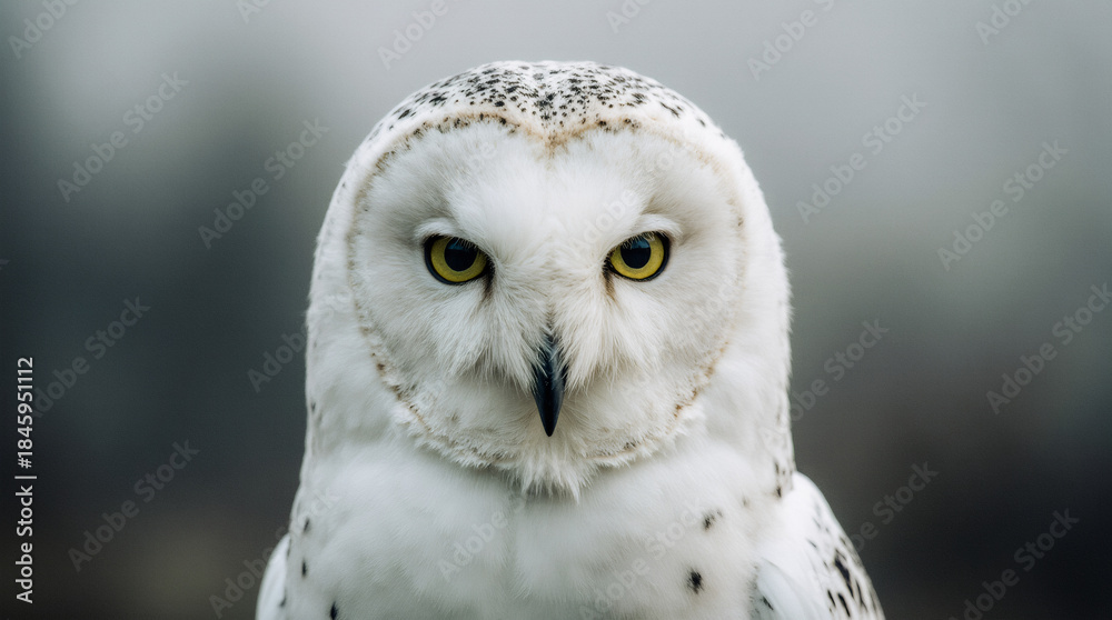Obraz premium Snowy Owl Close-Up Portrait
