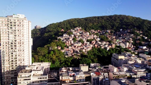 Favelas from the sky  Rio de Janeiro Braazil