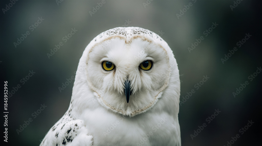 Obraz premium Snowy Owl Close-Up Portrait