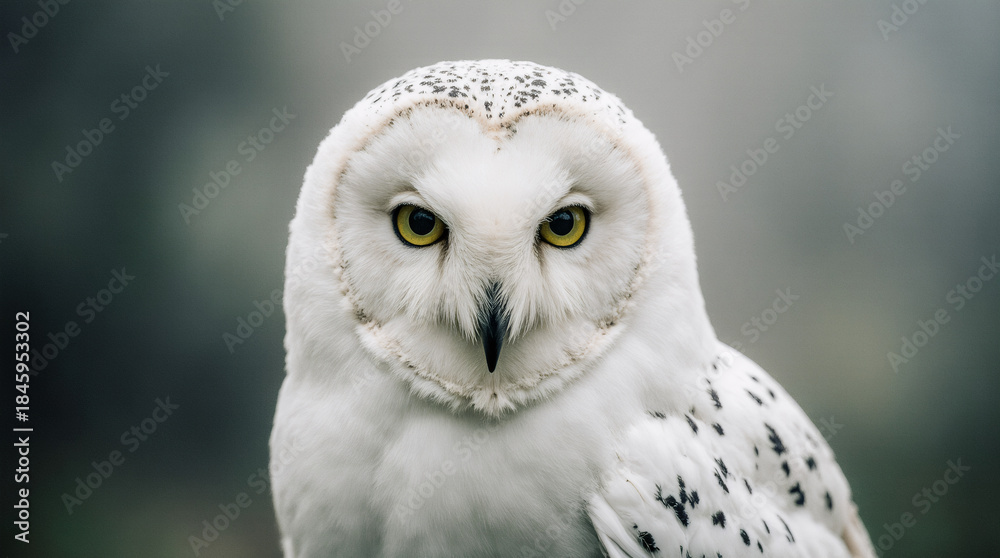 Obraz premium Snowy Owl Close-Up Portrait
