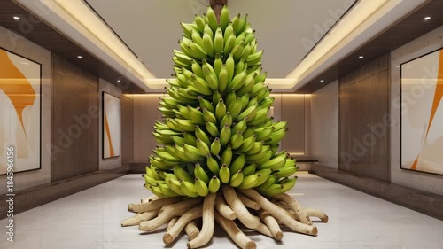 Creative Banana Christmas Tree