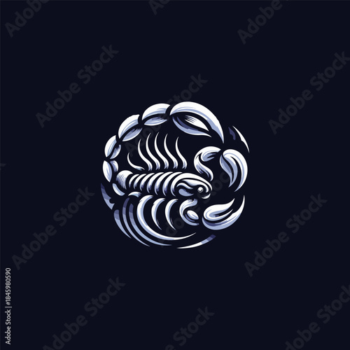 Scorpion logo template vector illustration design