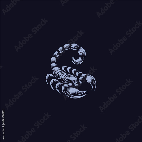 Scorpion logo template vector illustration design