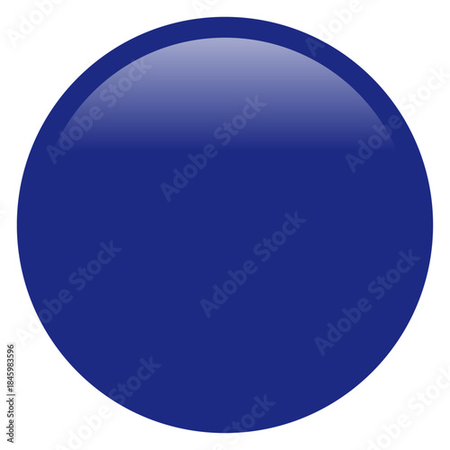 光沢のある硬質な青い丸フレーム