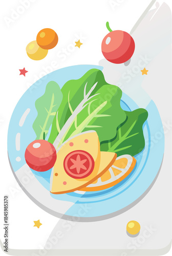 Delicious Gourmet Food Photography with Fresh Ingredients