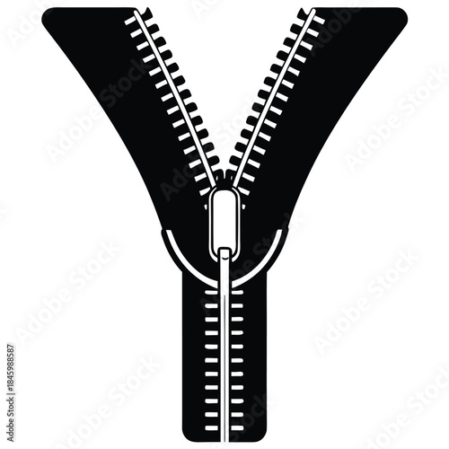 Close-up illustration of a golden zipper, symbolizing closure, opportunity, and access