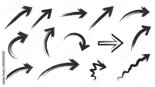 Variety of Arrows Collection A Set of Directional Icons for Navigation and Design Elements