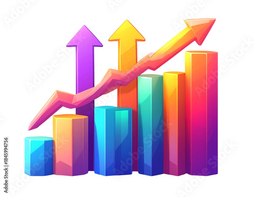 Untitled design - Business Growth Concept with Upward Arrows and Bar Graph, Isolated PNG Free Download Untitled design - Business Growth Concept with Upward Arrows and Bar Graph, Isolated PNG - GFXLoad
