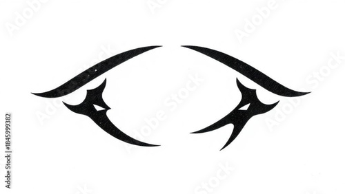 Black vector silhouette illustration of a shark and sea fish animal set for ocean wildlife tattoo logo or nature icon design