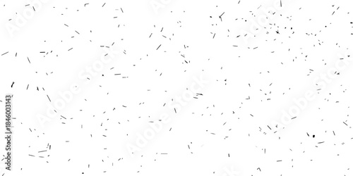 Vintage black and white paint texture features a grunge pattern of wet rain drops and ink splashes on an old paper backdrop