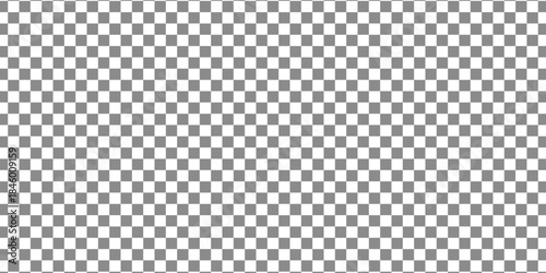 Checkered gradient pattern with gradient from white to gray. Vector horizontal template for design backdrop. Squares mosaic background