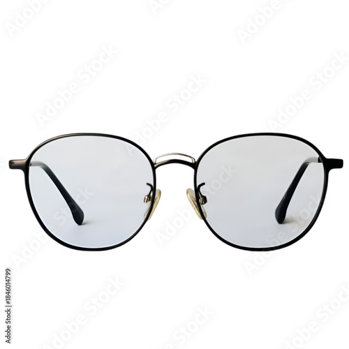 Stylish Square Women Glasses Frame with Spring Hinges. on wight background 