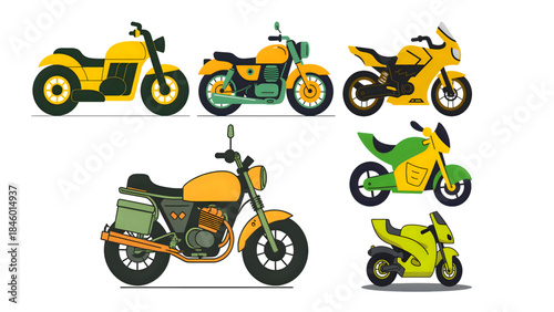 motorcycle vector illustration