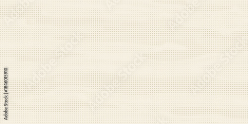 Retro beige halftone paper texture. Vintage craft ecru wallpaper with speckles, flecks, particles. Light cream grunge grain overlay background. Dirty dotted and specked canvas backdrop. Vector