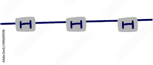 Dental braces line icon on white background. Arch braces without teeth. Orthodontic dentistry. braces tooth dental care vector logo icon image. Metal crooked dental tooth braces or brackets isolated. 
