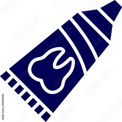 Silhouette vector of Toothpaste. Solid Tube of toothpaste icon. Dental care symbol. toothpaste tube silhouette icon. tube of toothpaste or cream. toothpaste glyph icon. 