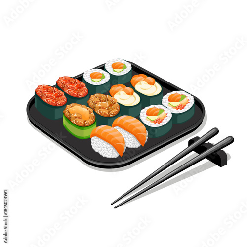 Premium Sushi Rolls Chopsticks Set