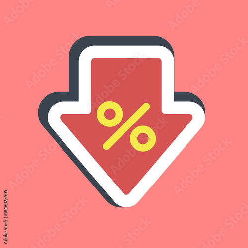 Sticker low price. Black Friday Sale elements.