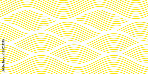 Pasta background, spaghetti abstract geometric pattern. Macaroni yellow poster. Wavy abstract pattern.vector eps10