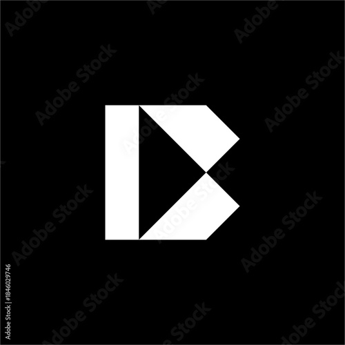 A modern, elegant design forming the letter B using abstract shapes. Ideal for investment or corporate firms symbolizing strong foundation and bold strategy.