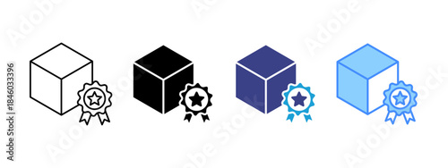 Brand icon set multiple style collection